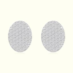 Silver Button Studs