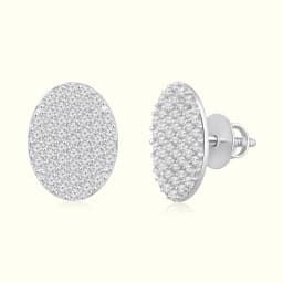 Silver Button Studs