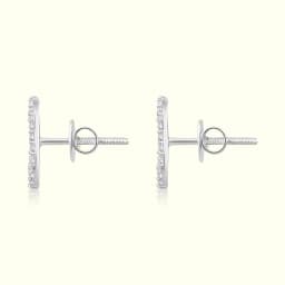 Silver Button Studs