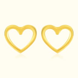 9CT Gold Heart Tops