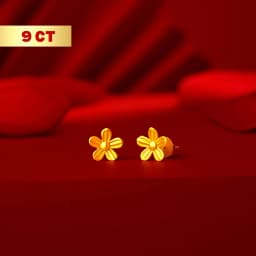 9CT Gold Daisy Flower Tops