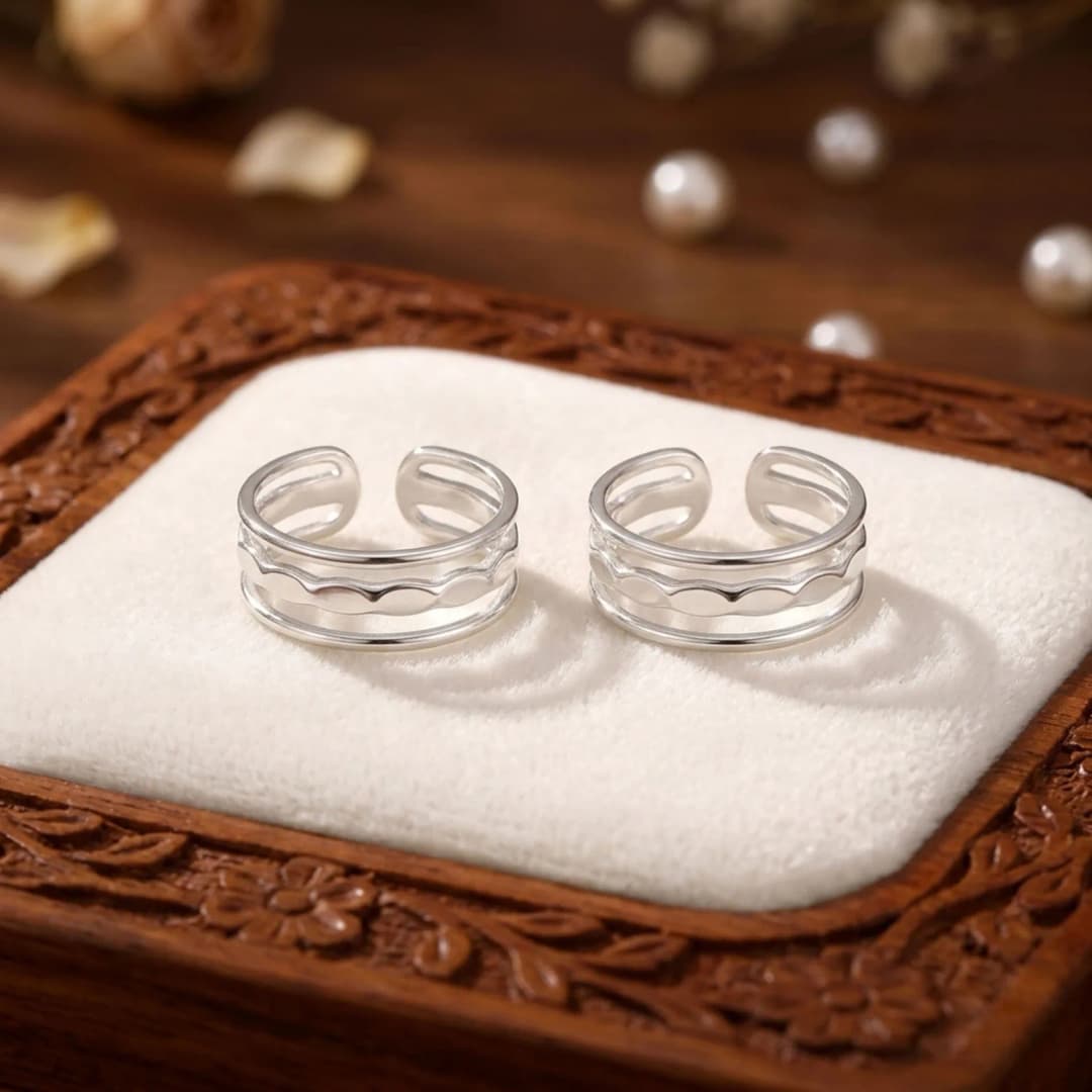 Veya Silver Toe Ring
