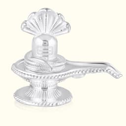Silver Shivling Murti
