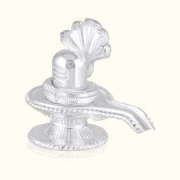 Silver Shivling Murti