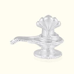 Silver Shivling Murti