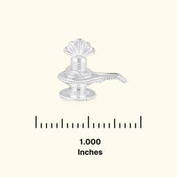Silver Shivling Murti