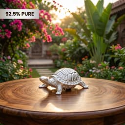 Shubhakrit Silver Turtle Idol