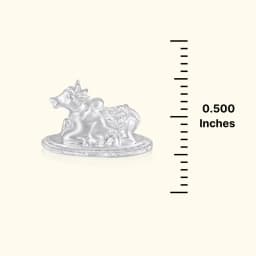 Pure Silver Nandi Idol