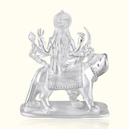 Divine Durga Maa Silver Murti