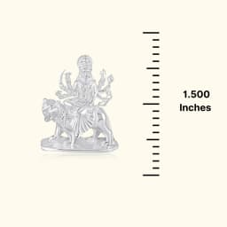 Divine Durga Maa Silver Murti