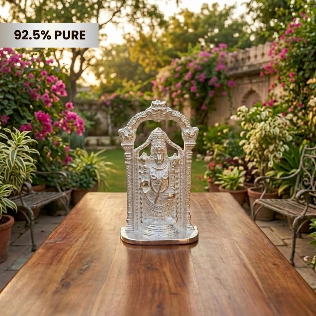 Silver Tirupati Balaji Murti