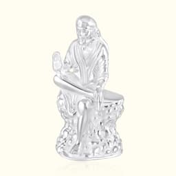 Sai Baba Silver Murti