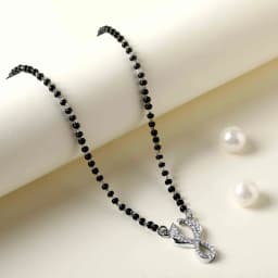 Chic Silver Mangalsutra