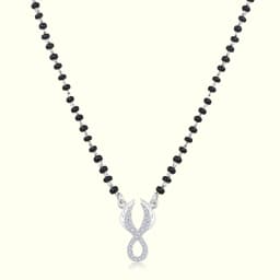 Chic Silver Mangalsutra