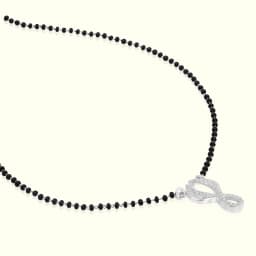 Chic Silver Mangalsutra