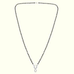 Chic Silver Mangalsutra
