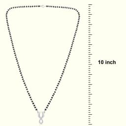 Chic Silver Mangalsutra