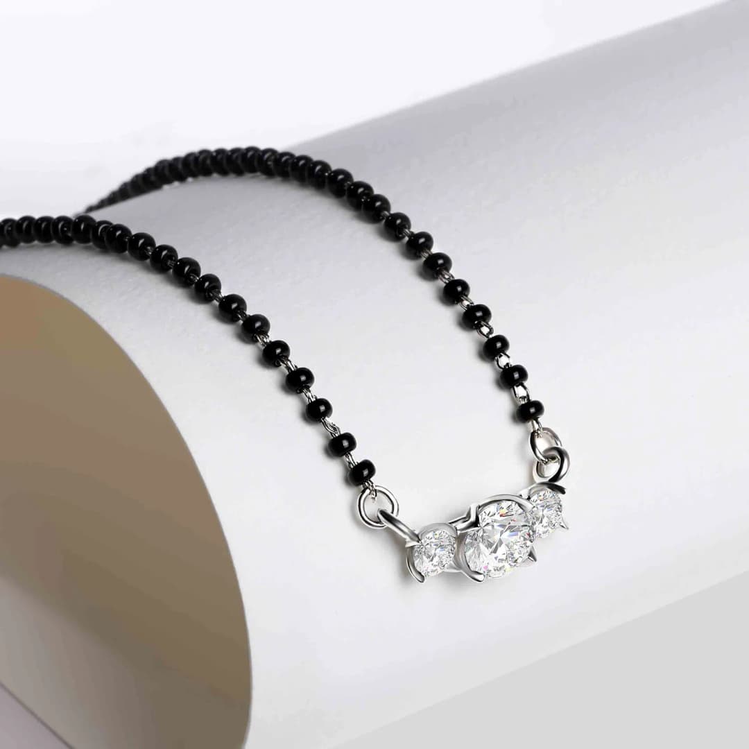 Classic Silver Mangalsutra