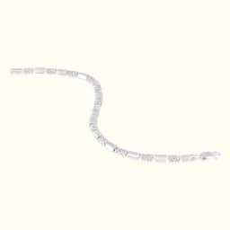 Axis Silver Men Bracelet