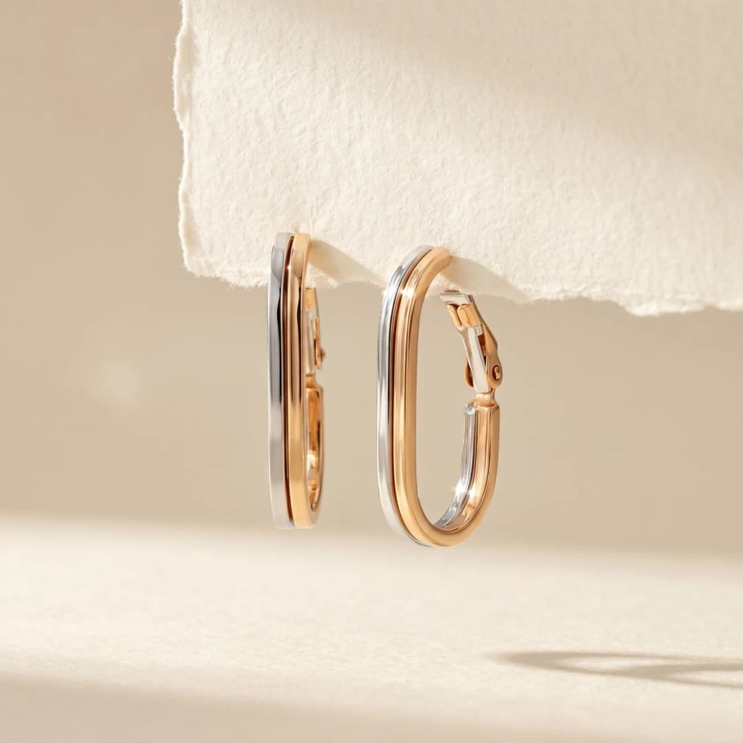 Trendy Gold Earrings