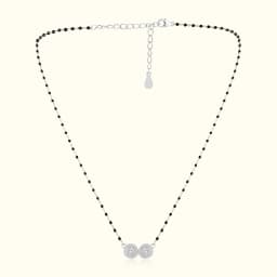 Ananta Spark Silver Mangalsutra