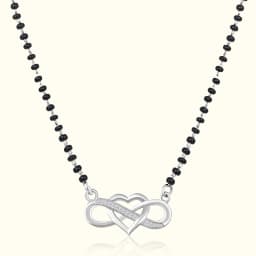 Silver Love Knot Mangalsutra
