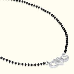 Silver Love Knot Mangalsutra