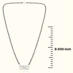 Silver Love Knot Mangalsutra