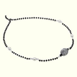 Modern Glow Oxidised Mangalsutra