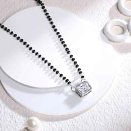 Elegant Silver Mangalsutra
