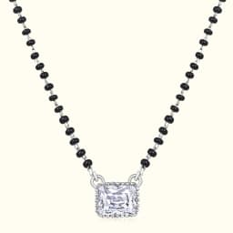 Elegant Silver Mangalsutra