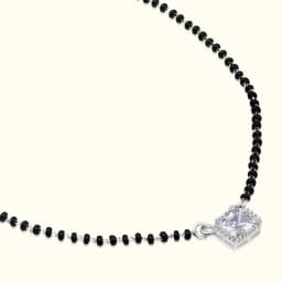 Elegant Silver Mangalsutra