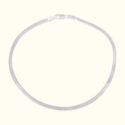 SIlver Snake Anklet