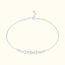 Minimal Silver Chain Anklet