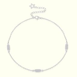 Linx Silver Anklet