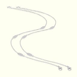 Linx Silver Anklet