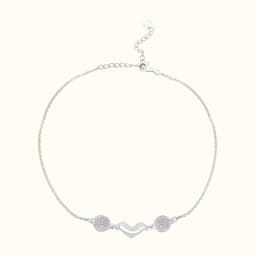 Circle of Love Silver Anklet
