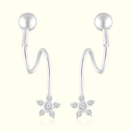 Twinkle Star Silver Earrings