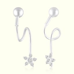 Twinkle Star Silver Earrings