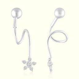 Twinkle Star Silver Earrings