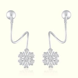 Trendy Silver Ear Climbers
