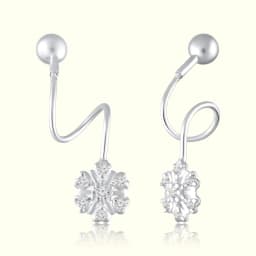 Trendy Silver Ear Climbers