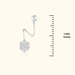 Trendy Silver Ear Climbers