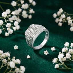 Kings Crest Silver Ring