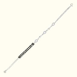 Stylish Silver Mangalsutra Bracelet