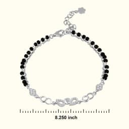 Stylish Silver Mangalsutra Bracelet