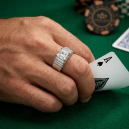 Prestige Silver Solitaire Ring