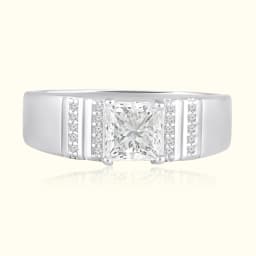 Prestige Silver Solitaire Ring