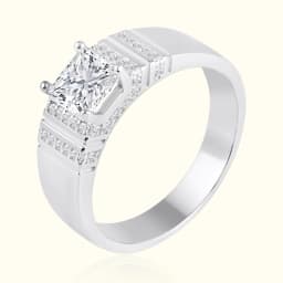Prestige Silver Solitaire Ring