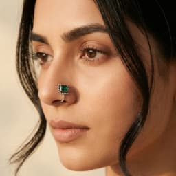 Emerald Orb Silver Press Nath